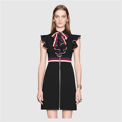 sylvie web gucci dress|Gucci Sylvie Web Stretch Jersey Mini Dress .